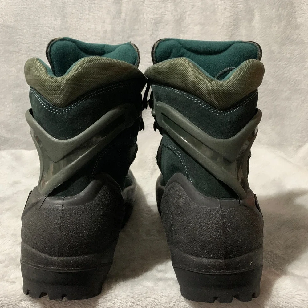 Asolo‎ Globaline Meridian Mens Hiking Boots Green Suede 10.5 Vintage Gorpcore